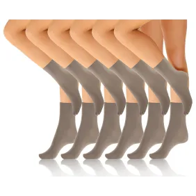 Sesto Senso 6-PAK Skarpetki Eva 40 DEN mikrofibra Grigio
