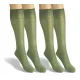 Sesto Senso 2-PAK Podkolanówki damskie Sprint 40 DEN mikrofibra smeraldo