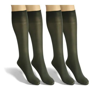 Sesto Senso 2-PAK Podkolanówki damskie Sprint 40 DEN mikrofibra bottiglia