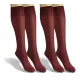 Sesto Senso 2-PAK Podkolanówki damskie Sprint 40 DEN mikrofibra bordo