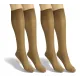 Sesto Senso 2-PAK Podkolanówki damskie Sprint 40 DEN mikrofibra beż