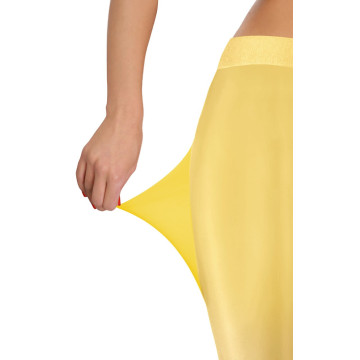 Sesto Senso 3-PAK Rajstopy 40 DEN kolorowe kryjące microfibra HIVER Żółty