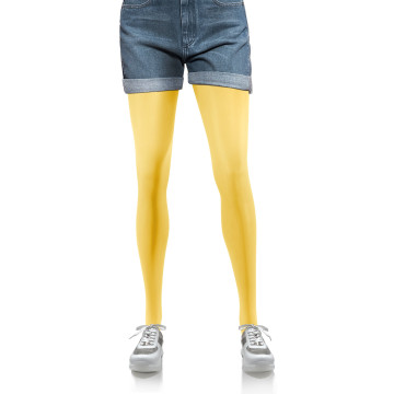 Sesto Senso 3-PAK Rajstopy 40 DEN kolorowe kryjące microfibra HIVER Żółty