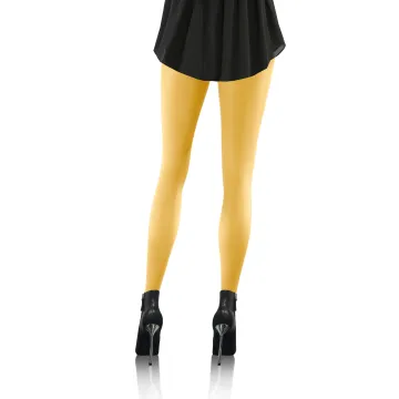 Sesto Senso 3-PAK Rajstopy 40 DEN kolorowe kryjące microfibra HIVER Żółty