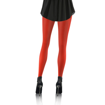 Sesto Senso 3-PAK Rajstopy 40 DEN kolorowe kryjące microfibra HIVER Orange