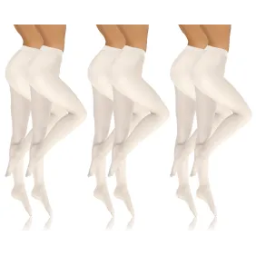 Sesto Senso 6-PAK Rajstopy 40 DEN kolorowe kryjące microfibra HIVER Avioro