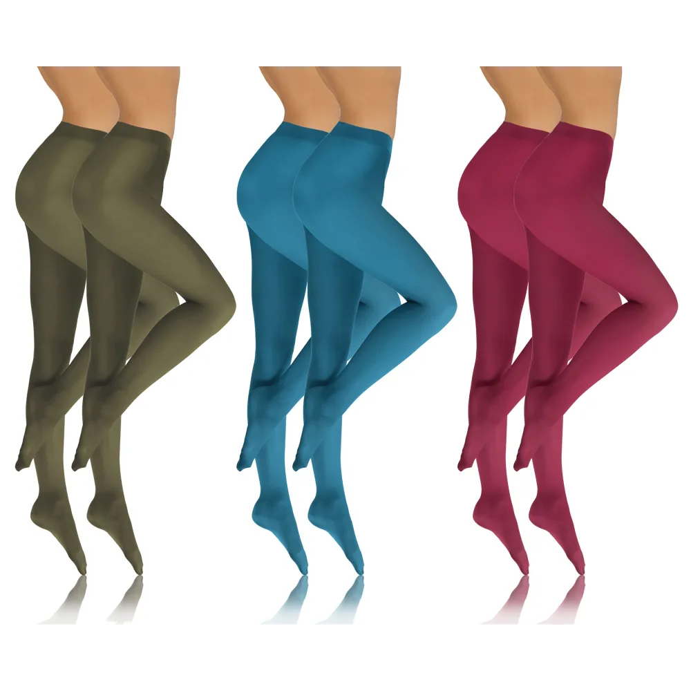 Sesto Senso 6-PAK Rajstopy 40 DEN kryjące microfibra Mix 4 HIVER