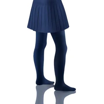 Sesto Senso 3-PAK Rajstopy dziewczęce 40 DEN Claudia kolorowe kryjące microfibra Granatowy