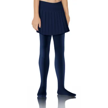 Sesto Senso 3-PAK Rajstopy dziewczęce 40 DEN Claudia kolorowe kryjące microfibra Granatowy