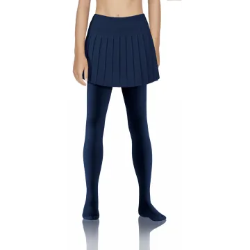 Sesto Senso 3-PAK Rajstopy dziewczęce 40 DEN Claudia kolorowe kryjące microfibra Granatowy