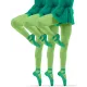 Sesto Senso 3-PAK Rajstopy dziewczęce 40 DEN Claudia kolorowe kryjące microfibra Zielony neonowy