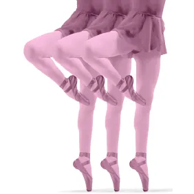 Sesto Senso 3-PAK Rajstopy dziewczęce 40 DEN Claudia kolorowe kryjące microfibra Lila