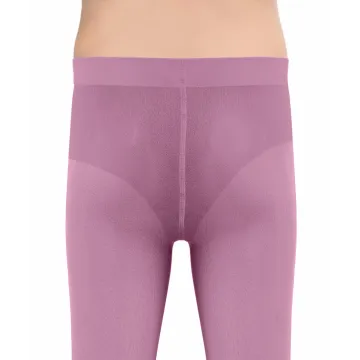 Sesto Senso 3-PAK Rajstopy dziewczęce 40 DEN Claudia kolorowe kryjące microfibra Lila