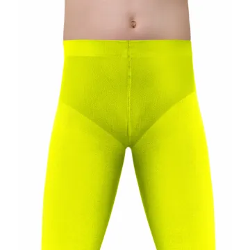 Sesto Senso 3-PAK Rajstopy dziewczęce 40 DEN Claudia kolorowe kryjące microfibra Żółte neonowe