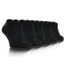 5-PAK Skarpety stopki Sneakers krótkie sportowe bawełniane oddychające Czarne