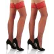 Sesto Senso 2-pak pończochy 15 DEN samonośne seksowne ROMANTICA Czerwone