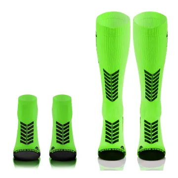 Sesto Senso 2-PAK Skarpety do biegania kompresyjne długie+krótkie zielony