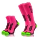 Sesto Senso 2-PAK Skarpety do biegania kompresyjne długie+krótkie różowy