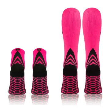 Sesto Senso 2-PAK Skarpety do biegania kompresyjne długie+krótkie różowy