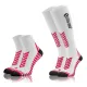Sesto Senso 2-PAK Skarpety do biegania kompresyjne długie+krótkie biały