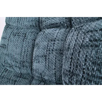 Sesto Senso Zestaw 2 sztuk Krzeseł obrotowych tapicerowanych do salonu jadalni biura Szare