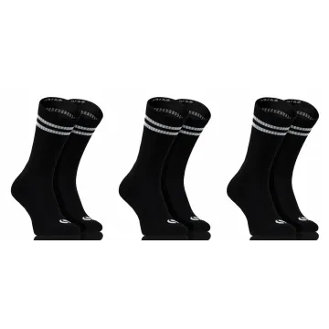 Sesto Senso 3-PAK Skarpety sportowe długie SKB06 bawełniane Czarne