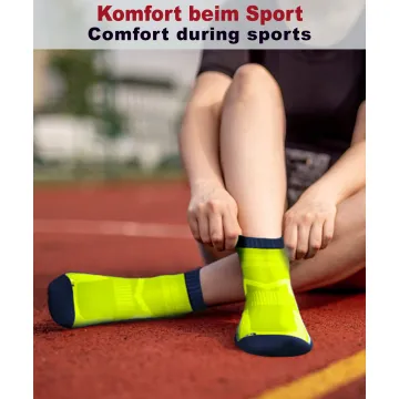 Sesto Senso 3-pak Skarpety Sportowe Uniwersalne frotte SKB07 Żółte