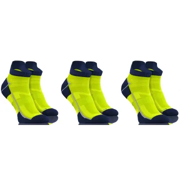 Sesto Senso 3-pak Skarpety Sportowe Uniwersalne frotte SKB07 Żółte