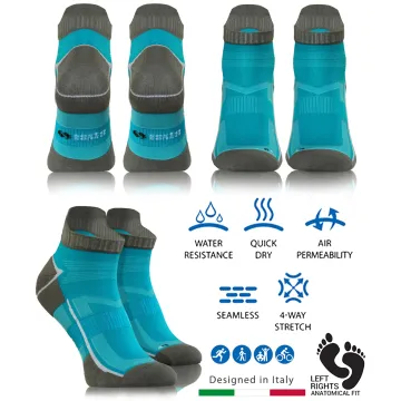 Sesto Senso 3-pak Skarpety Sportowe Uniwersalne frotte SKB07 Turkus