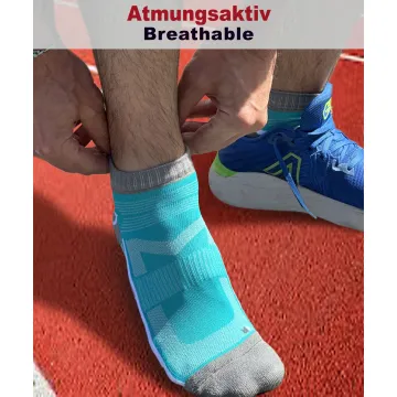Sesto Senso 3-pak Skarpety Sportowe Uniwersalne frotte SKB07 Turkus
