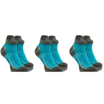 Sesto Senso 3-pak Skarpety Sportowe Uniwersalne frotte SKB07 Turkus