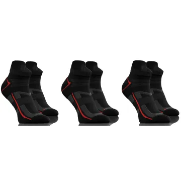 Sesto Senso 3-pak Skarpety Sportowe Uniwersalne frotte SKB07 Czarne