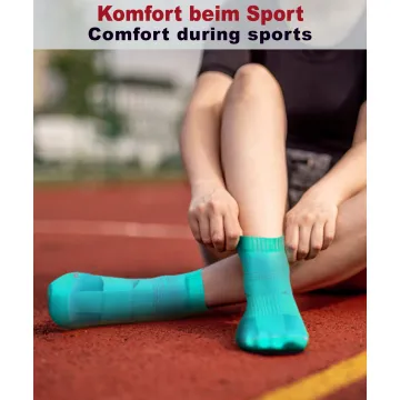 Sesto Senso 3-PAK Skarpety Sportowe Uniwersalne SKB08 Turkus