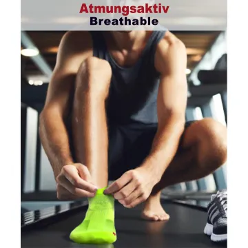 Sesto Senso 3-PAK Skarpety Sportowe Uniwersalne SKB08 Żółte