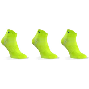 Sesto Senso 3-PAK Skarpety Sportowe Uniwersalne SKB08 Żółte