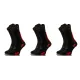 Sesto Senso 3-PAK Skarpety Sportowe Uniwersalne frotte SKB09 czarne