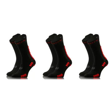 Sesto Senso 3-PAK Skarpety Sportowe Uniwersalne frotte SKB09 czarne