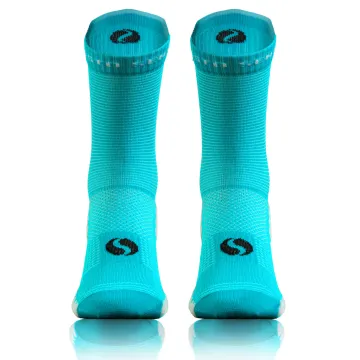 Sesto Senso 3-PAK Skarpety Sportowe Uniwersalne frotte SKB09 turkus