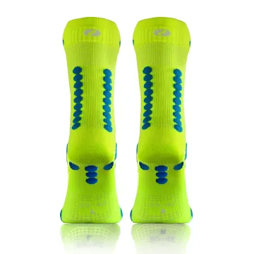 Sesto Senso 3-PAK Skarpety Sportowe Uniwersalne frotte SKB09 żółty neonowy