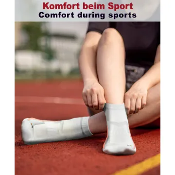 Sesto Senso 3-pak skarpety Sportowe frotte SKB10 biały-pomarańczowy