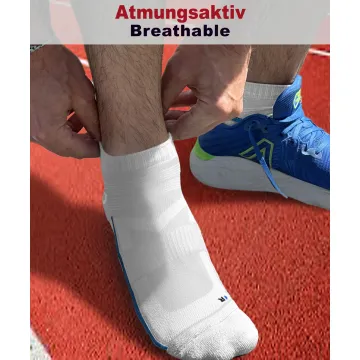 Sesto Senso 3-pak skarpety Sportowe frotte SKB10 biały-niebieski