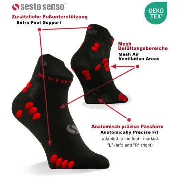 Sesto Senso 3-pak skarpety Sportowe frotte SKB11 czarne