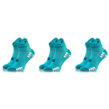 Sesto Senso 3-pak skarpety Sportowe frotte SKB11 turkus