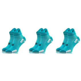 Sesto Senso 3-pak skarpety Sportowe frotte SKB11 turkus