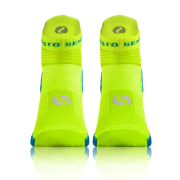 Sesto Senso 3-pak skarpety Sportowe frotte SKB11 żółty neonowy