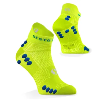 Sesto Senso 3-pak skarpety Sportowe frotte SKB11 żółty neonowy