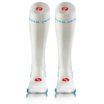 Sesto Senso 2-pak skarpety do biegania kompresyjne unisex SKB12 białe