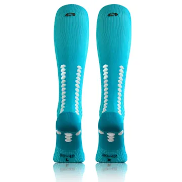 Sesto Senso 2-pak skarpety do biegania kompresyjne unisex SKB12 turkus