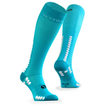 Sesto Senso 2-pak skarpety do biegania kompresyjne unisex SKB12 turkus