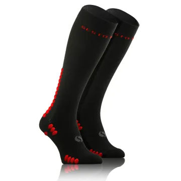 Sesto Senso 2-pak Skarpety do biegania kompresyjne unisex SKB12 czarne
